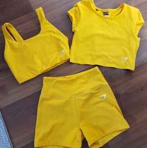 Gymshark Yellow Set